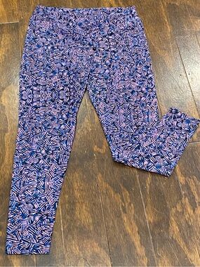 lularoe TC leggings Purple & Blue 💜
